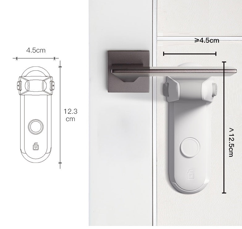 CléLock - Serrure à levier de porte à l'épreuve des enfants